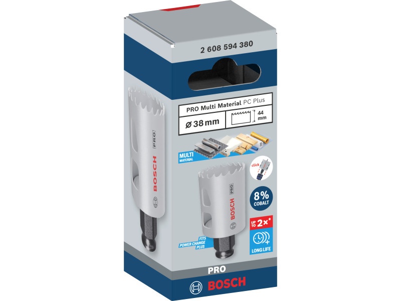 BOSCH PRO Cutter circular 38 mm (8% cobalt) PC PLUS Multi Material - 1 | YEO