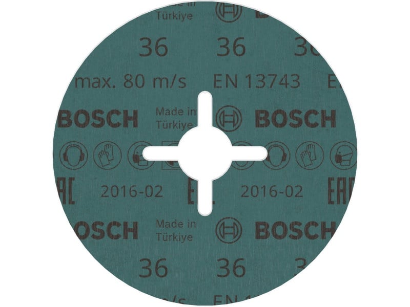 BOSCH PRO Disc fibros pentru metal 125 x 22,2 mm / P36 oxid de zirconiu