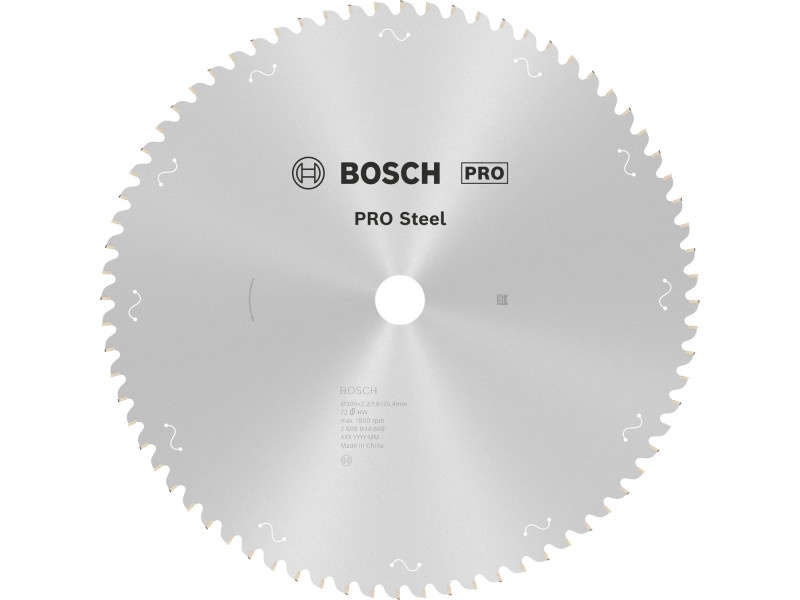 BOSCH PRO Lamă de ferăstrău pentru metal 305 x 25,4 x 2,2 mm / 72T