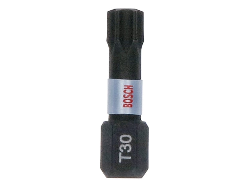 BOSCH Vârf bit T30 x 25 mm 1/4" Tic Tac în cutie Impact Control (25 buc)