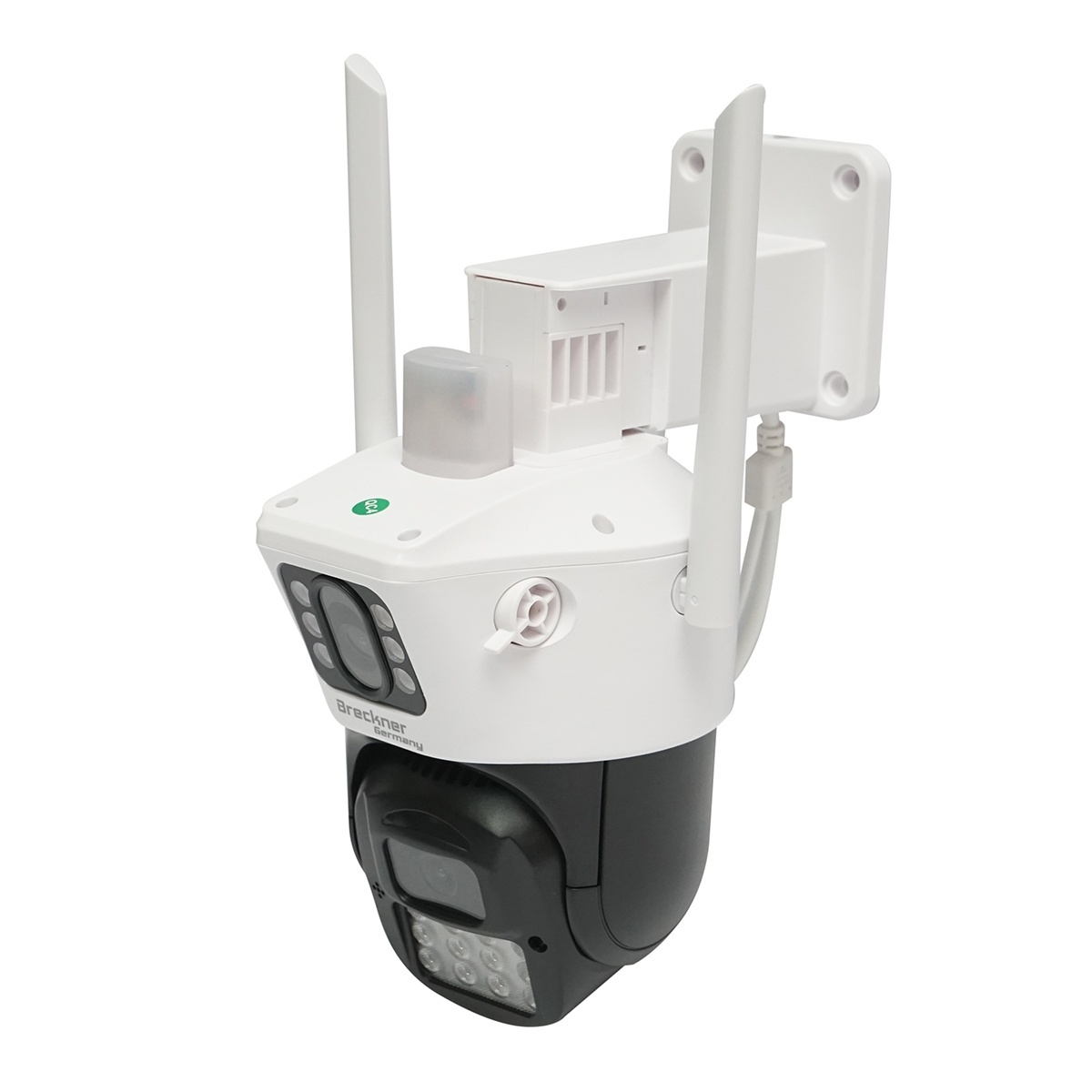 Camera de supraveghere lentila duala 6MP, WIFI P2P, rotativa 360 PTZ cu senzor de miscare, sirena, detectie umana, google assistant si aplicatie iCSee , Cod: BK69595, Marca: BRECKNER GERMANY - 1 | YEO