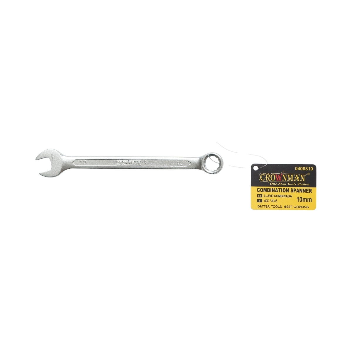 Cheie combinata fixa si inelara 10mm Cr-V , Cod: DISUF27, Crownman