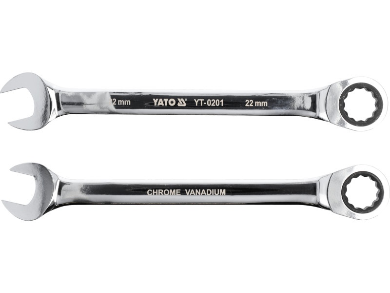 Cheie cu clichet YATO Star 22 mm / 290 mm 72T CrV - 2 | YEO
