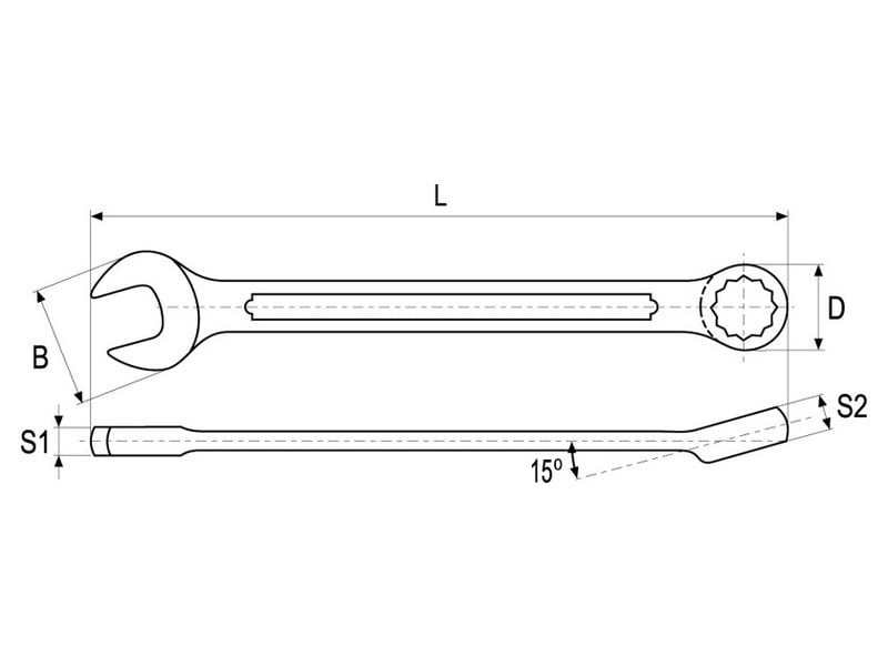 Cheie stelară YATO 5/8" / 210 mm CrV