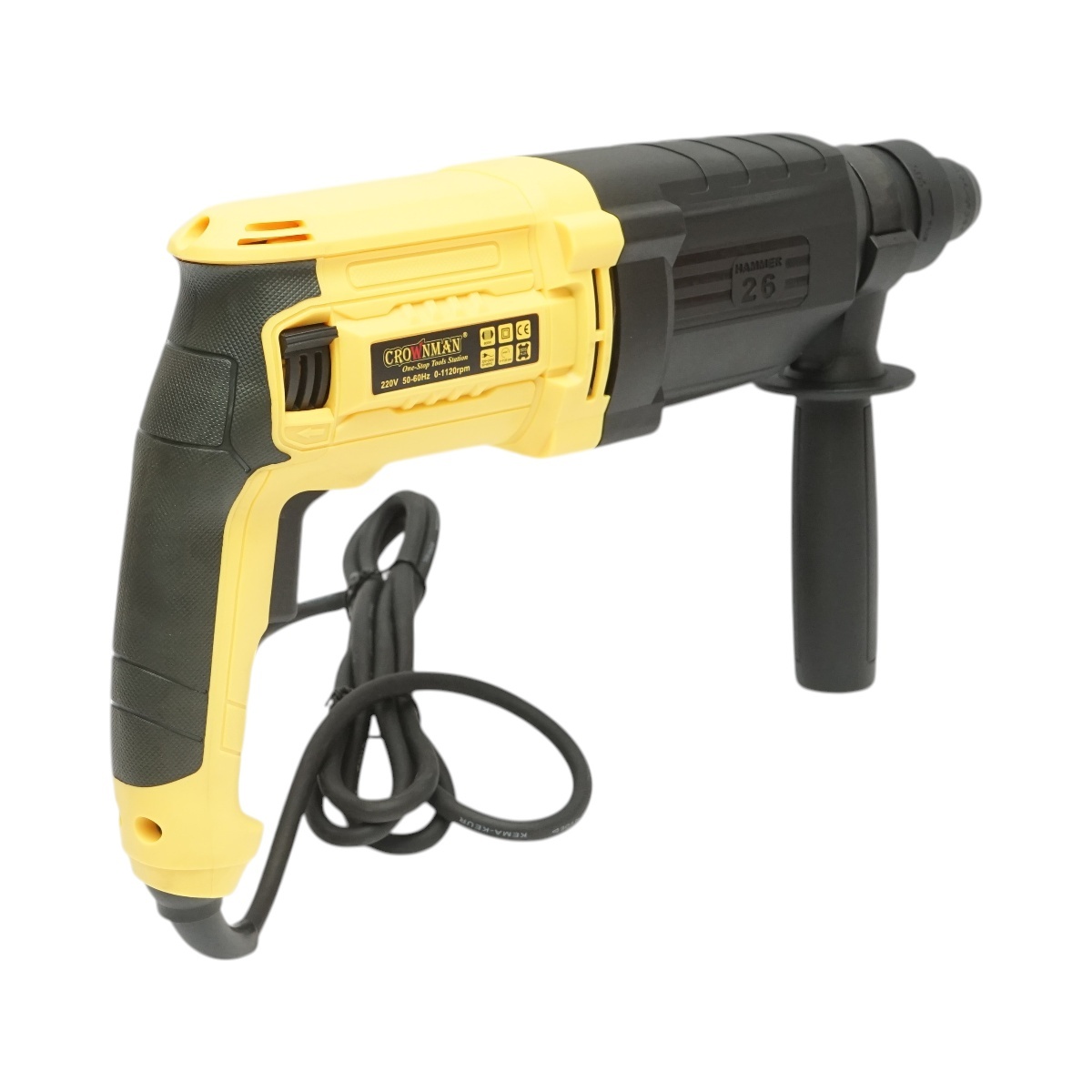 Ciocan rotopercutor 800W, 3J cu mandrina SDS Plus, diametru 26mm, turatie 1120rpm , Cod: DISUG46, - 3 | YEO