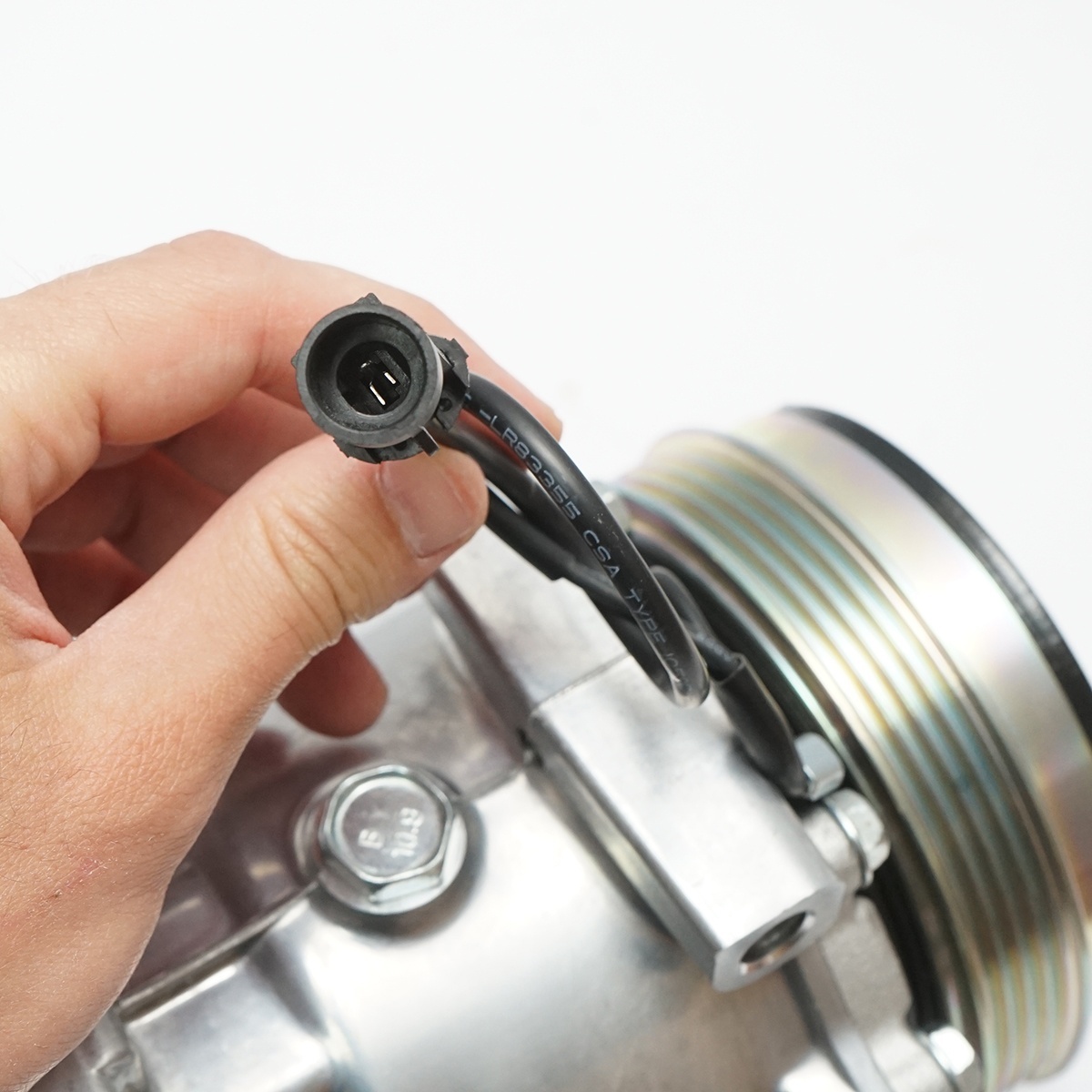 Compresor clima AC Iveco, Fiat, Citroen cod OEM 71796000, FTAK366 FTK366 8FK351334-251 8FK351334-751, TSP0159808 DCK1225 12.77027 504005418 504384357, 71721759 71724259, BK76082, BRECKNER GERMANY