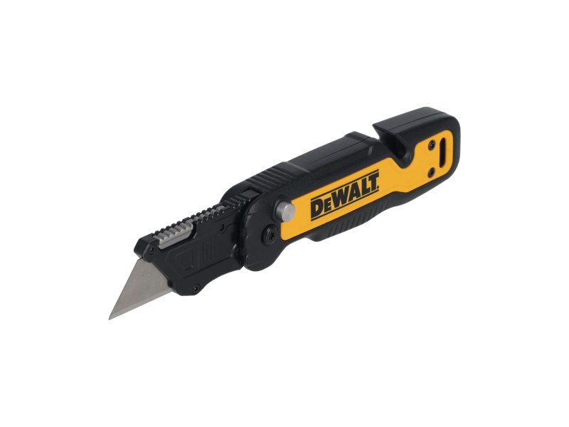 DEWALT Cuțit cu lamă trapezoidală pliabilă cu suport pentru lamă