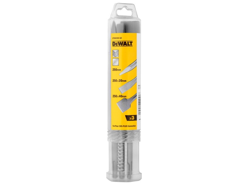 DEWALT Set de dălți pentru daltă 3 piese SDS-Plus - 2 | YEO