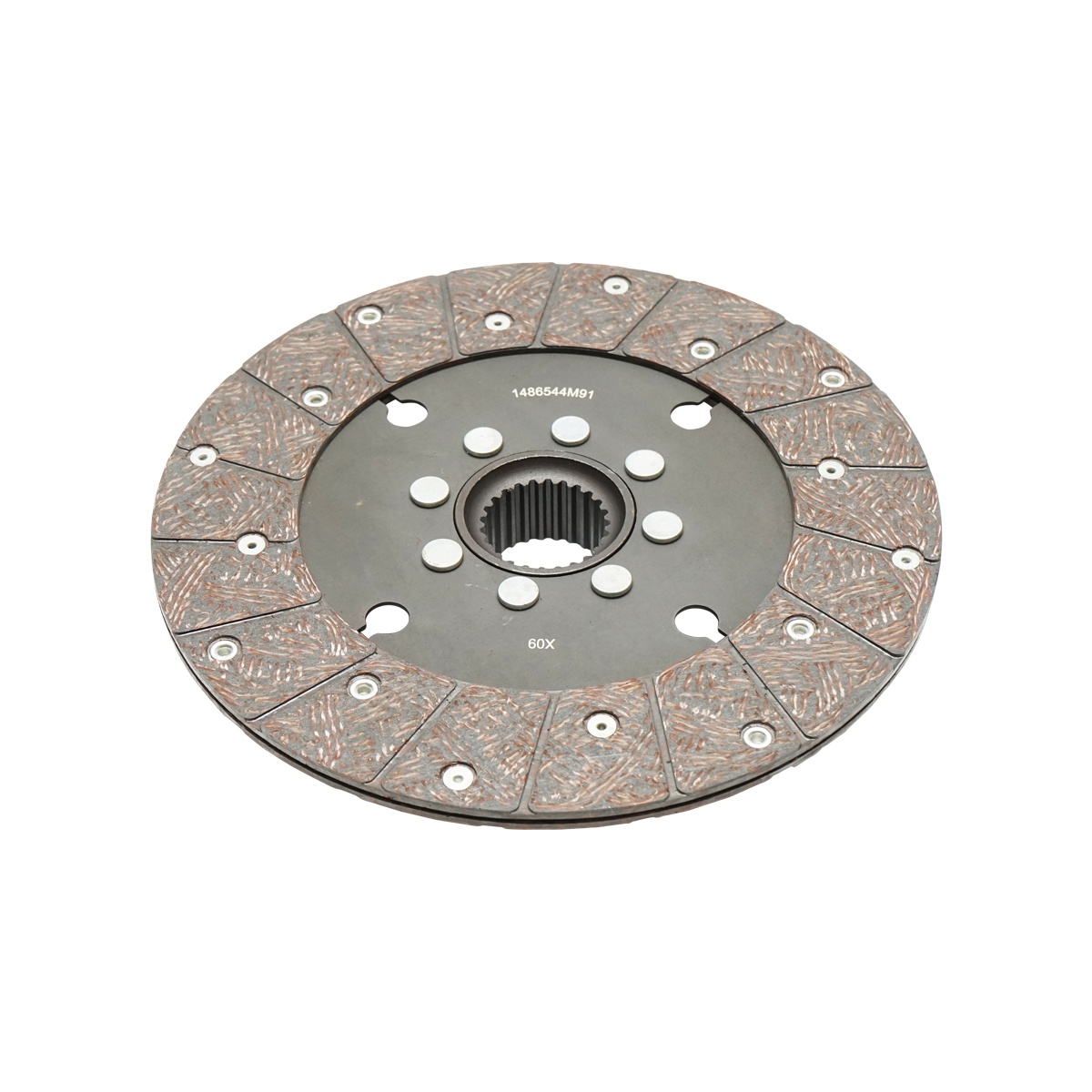 Disc ambreiaj priza de putere Massey Ferguson diametru exterior 250mm, interior 1-38mm, interior 2-41mm, 25 caneluri OEM 1865836M91, Cod: BK38837, Brand: BRECKNER GERMANY