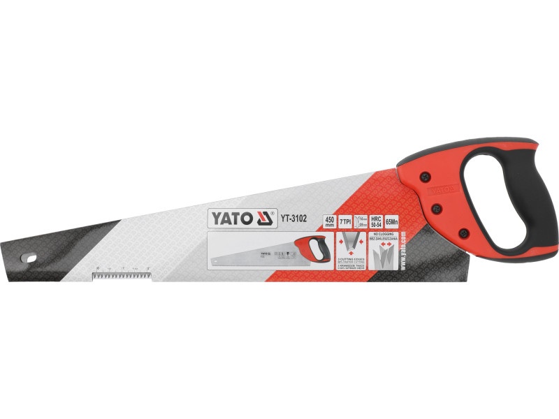 Ferăstrău YATO Foxtail 450 mm 3 muchii - 3 | YEO
