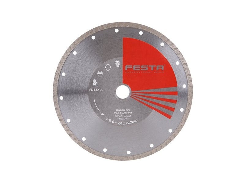 FESTA Disc de tăiere diamantat 230 x 2,6 x 22,2 mm turbo