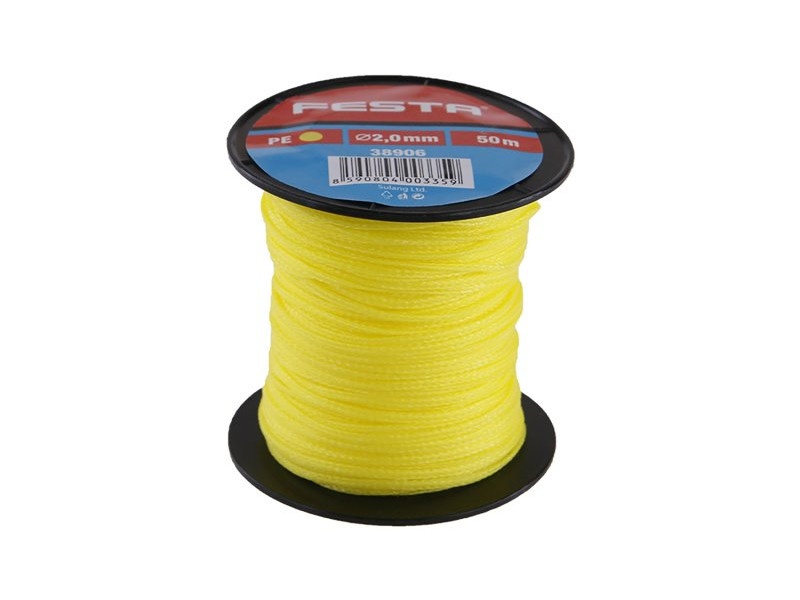 FESTA Panglica de zidărie 50 fm x 2,0 mm galben lămâie