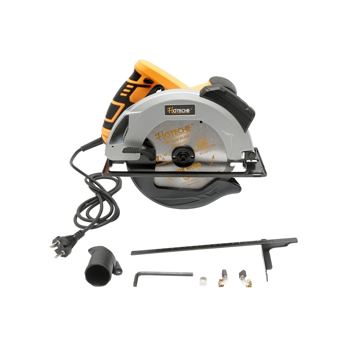 Fierastrau circular de mana 4700rpm cu disc 185mm 1600W, Cod: BK77337, Brand: HOTECHE - 2 | YEO