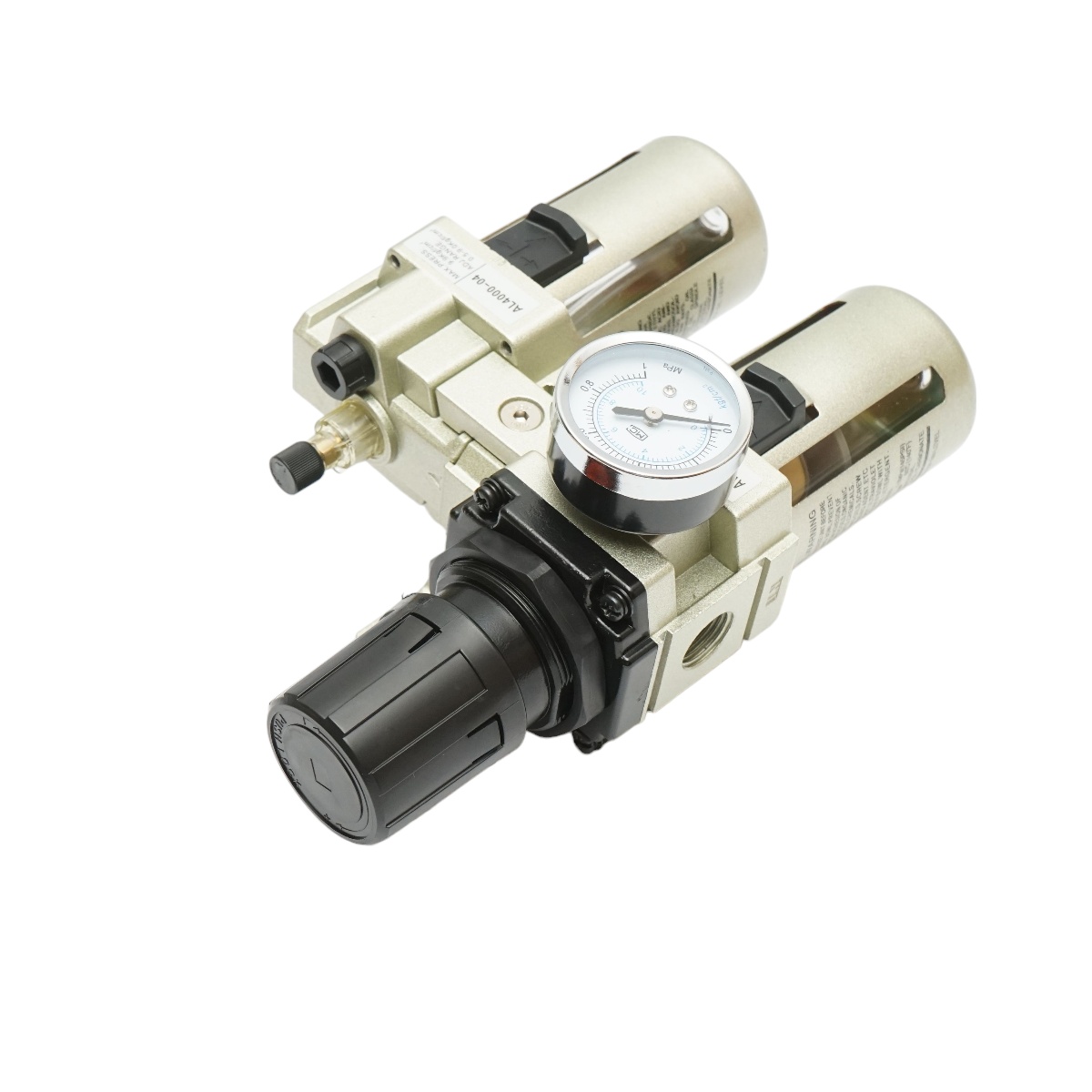 Filtru aer si ungator cu regulator de presiune max. 1 MPa, racord 1/2 , Cod: DISMS39