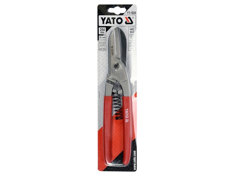 Foarfece de tăiat plăci YATO 250 mm cu mâner acoperit cu PVC - 1 | YEO