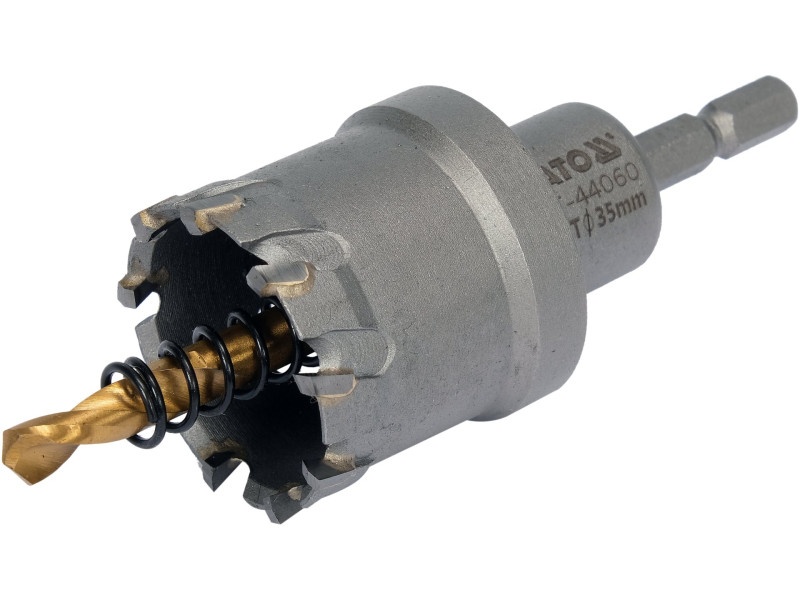 Freză circulară YATO 35 mm TCT cu suport pentru biți - 1 | YEO