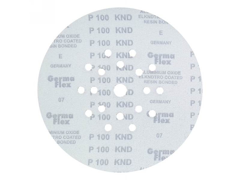 GERMAFLEX Disc de fixare Velcro 225 mm / P100 18+1 găuri (5 buc) - 1 | YEO