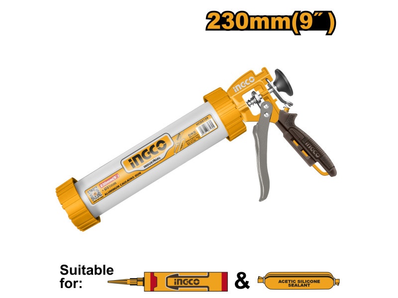 INGCO Pistol de chit 230 mm închis alu