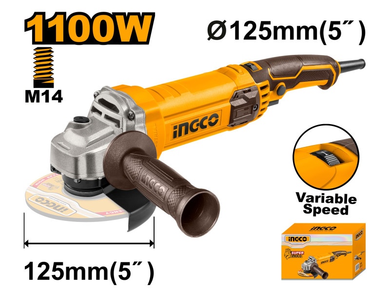 INGCO Polizor unghiular 125 mm 1100 W