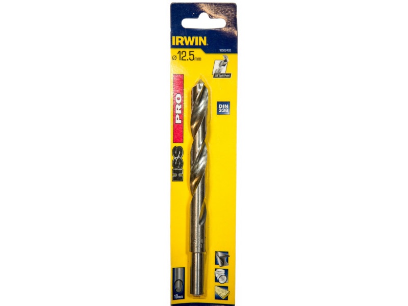 IRWIN Burghiu cu răsucire redusă 12,5 x 151/101 mm HSS PRO cilindric - 1 | YEO