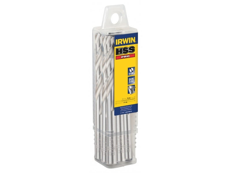 IRWIN Burghiu spiralat 12,5 x 151/101 mm HSS PRO cilindric (5 buc) - 1 | YEO