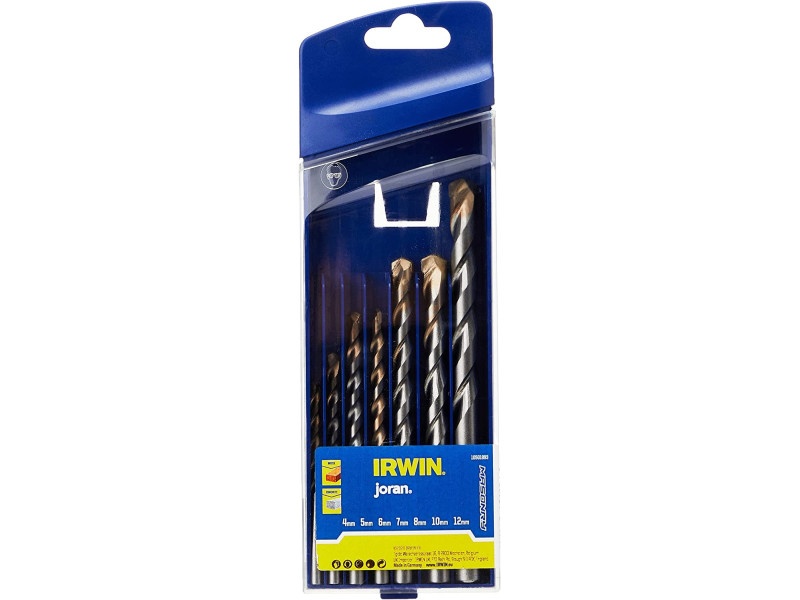 IRWIN Set de burghie pentru roci 7 piese (4-5-6-7-8-10-12 mm)