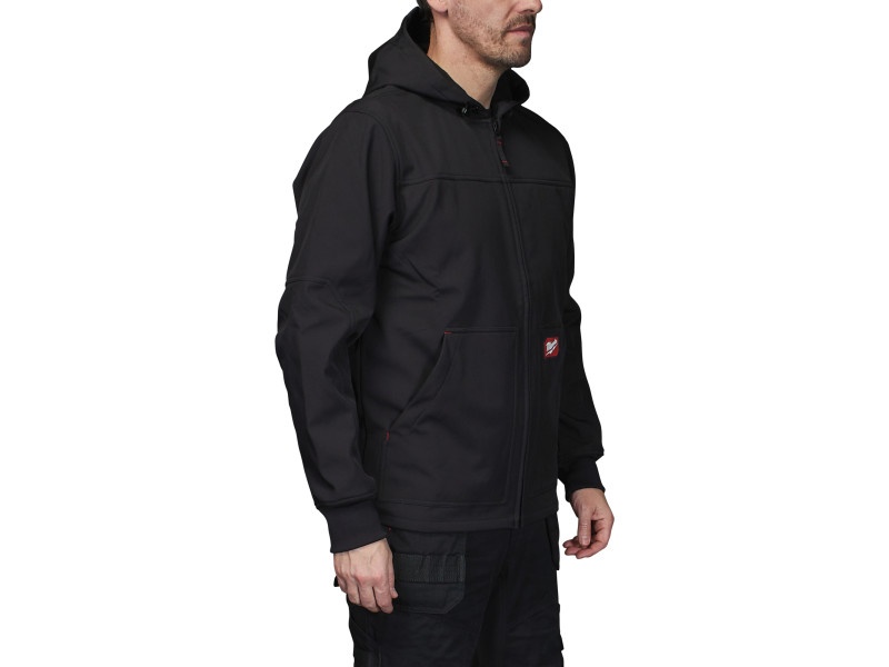 Jachetă cu glugă MILWAUKEE Freeflex™ Softshell negru L - 2 | YEO