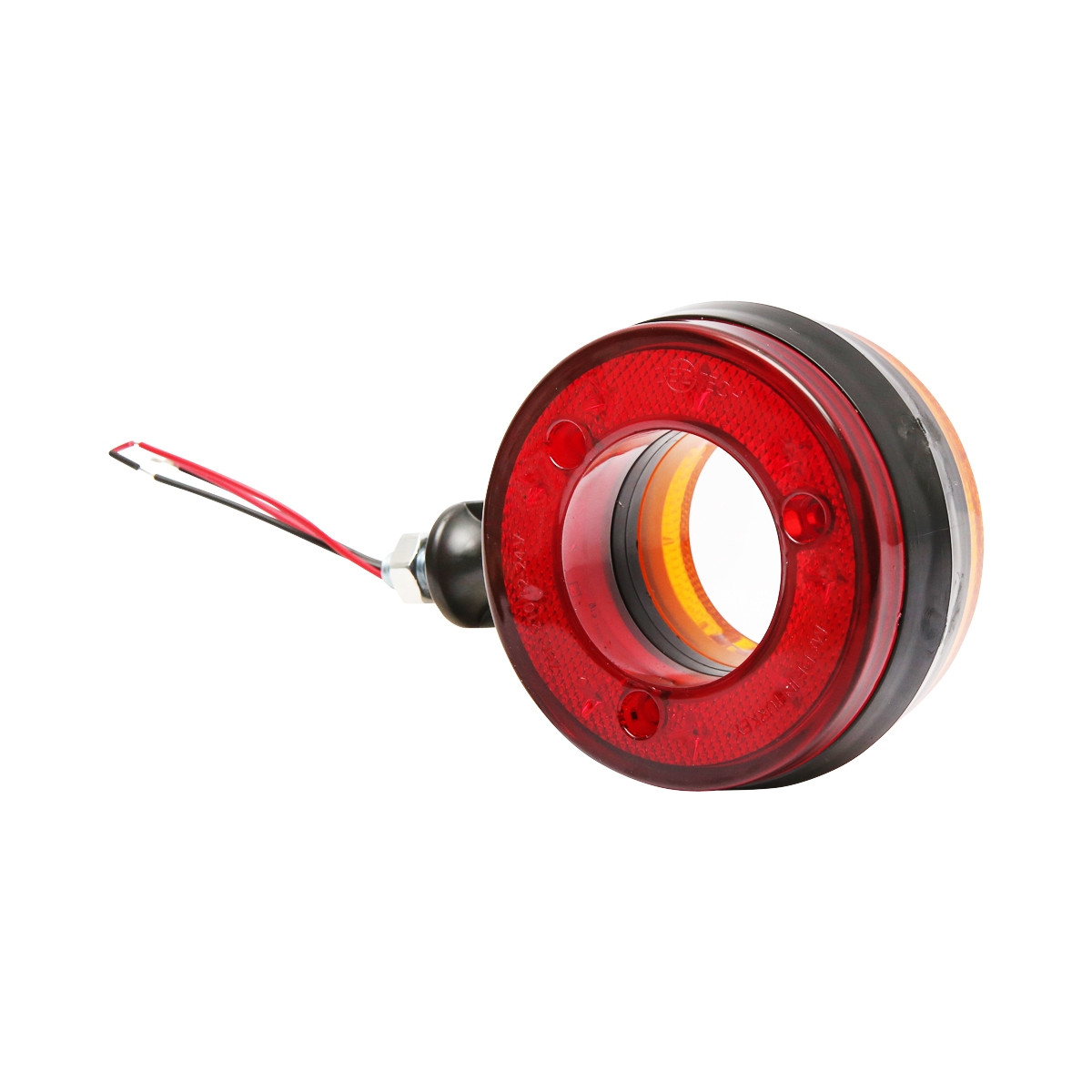 Lampa gabarit LED 12/24V pentru oglinda camion rosu/galben FR0330RY, Cod: BK69542Brand: BRECKNER GERMANY, - 2 | YEO