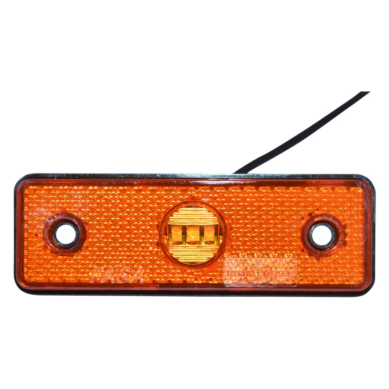 Lampa laterala portocalie de gabarit 24V cu Led, Cod: BK69164, Brand: BRECKNER GERMANY