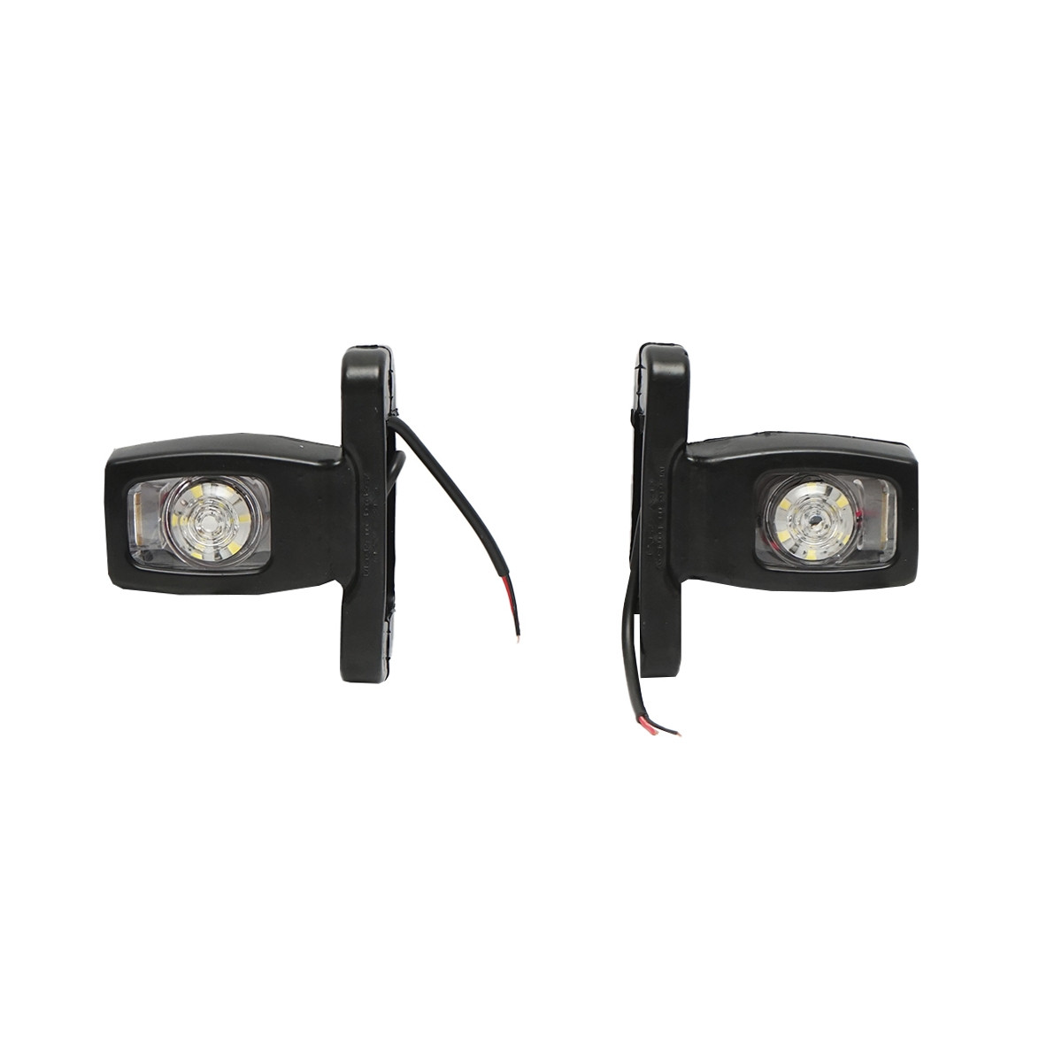 Lampi laterale de gabarit cu LED 12/24V, rosu-alb-galben, Cod: BK69450, Brand: BRECKNER GERMANY