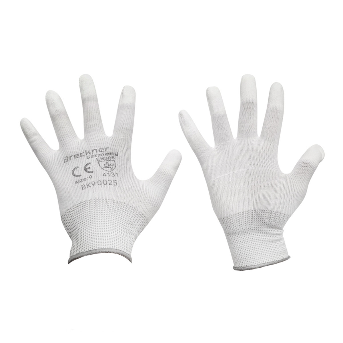 Manusi de protectie sintetice cauciucate albe marimea 9 , Cod: BK90025, BRECKNER GERMANY