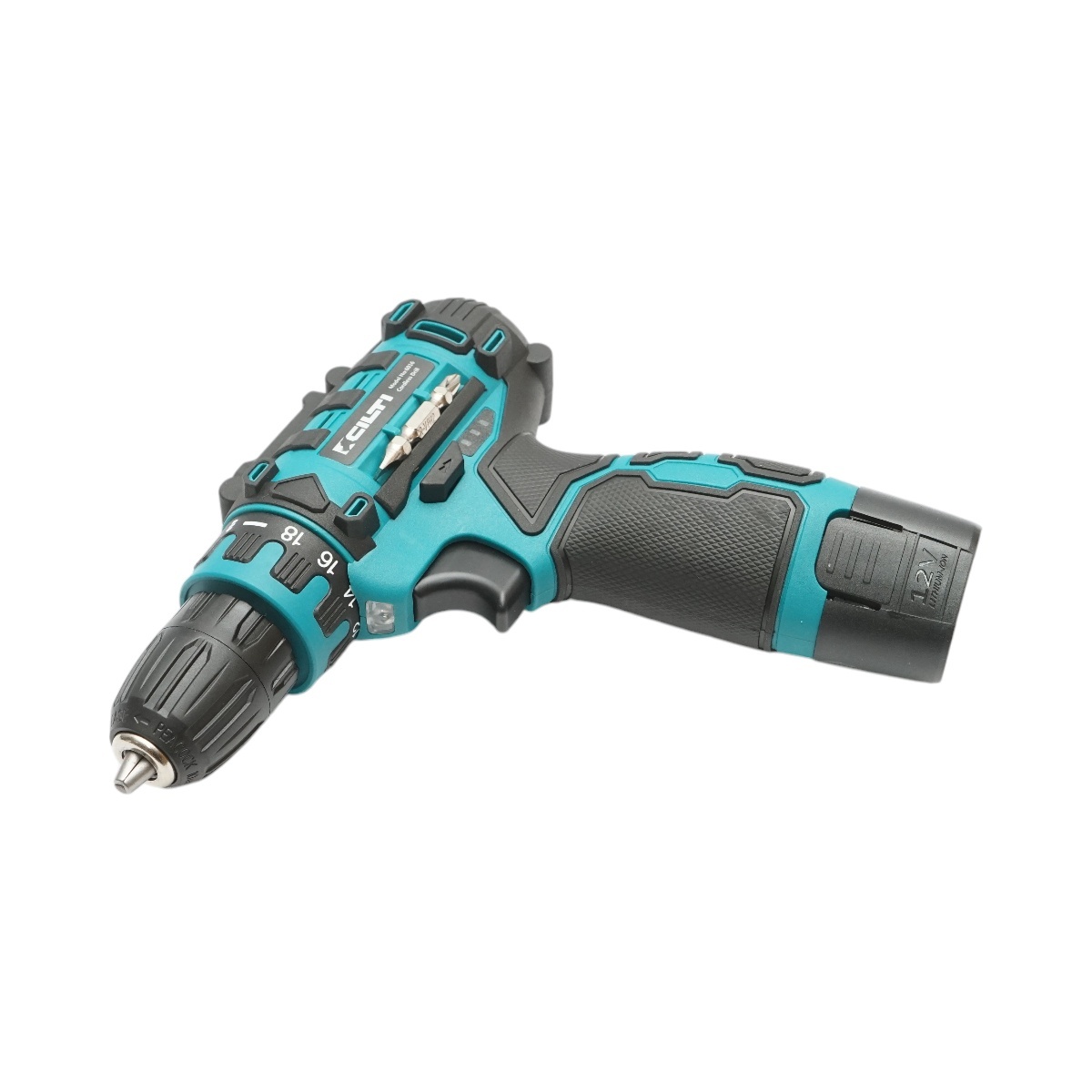 Masina de gaurit si insurubat cu 2 acumulatori 12V/1.5Ah, cuplu 17-19Nm, Cod: DISTN76 - 2 | YEO