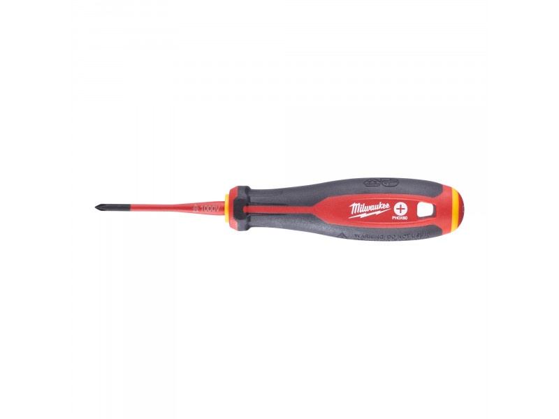 MILWAUKEE Șurubelniță PH0 x 60 mm până la 1000 V izolată Tri-Lobe