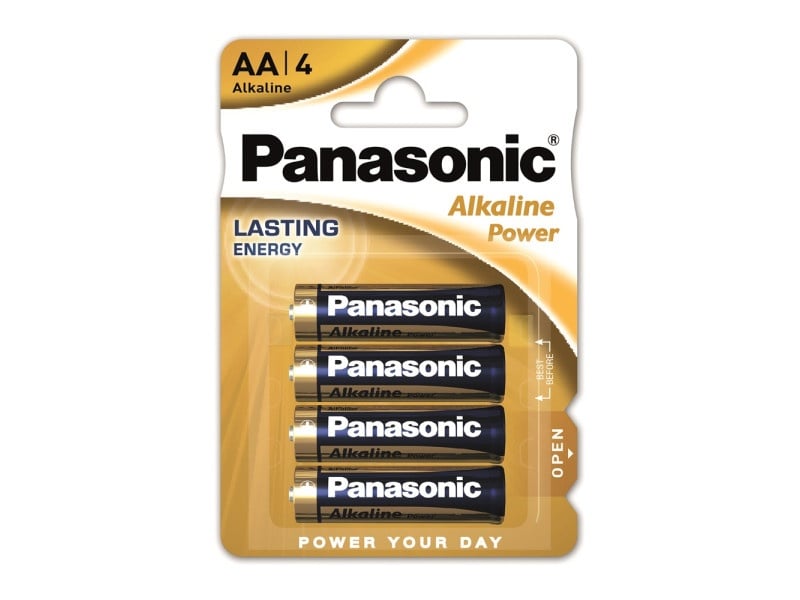 PANASONIC AA/pencil baterii alcaline de lungă durată 1,5 V (4 buc)