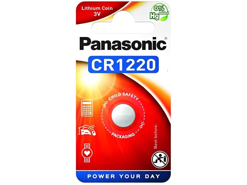 PANASONIC CR1220 celulă buton litiu 3 V