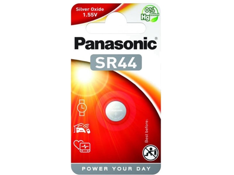 PANASONIC SR44 celulă buton cu oxid de argint 1,55 V