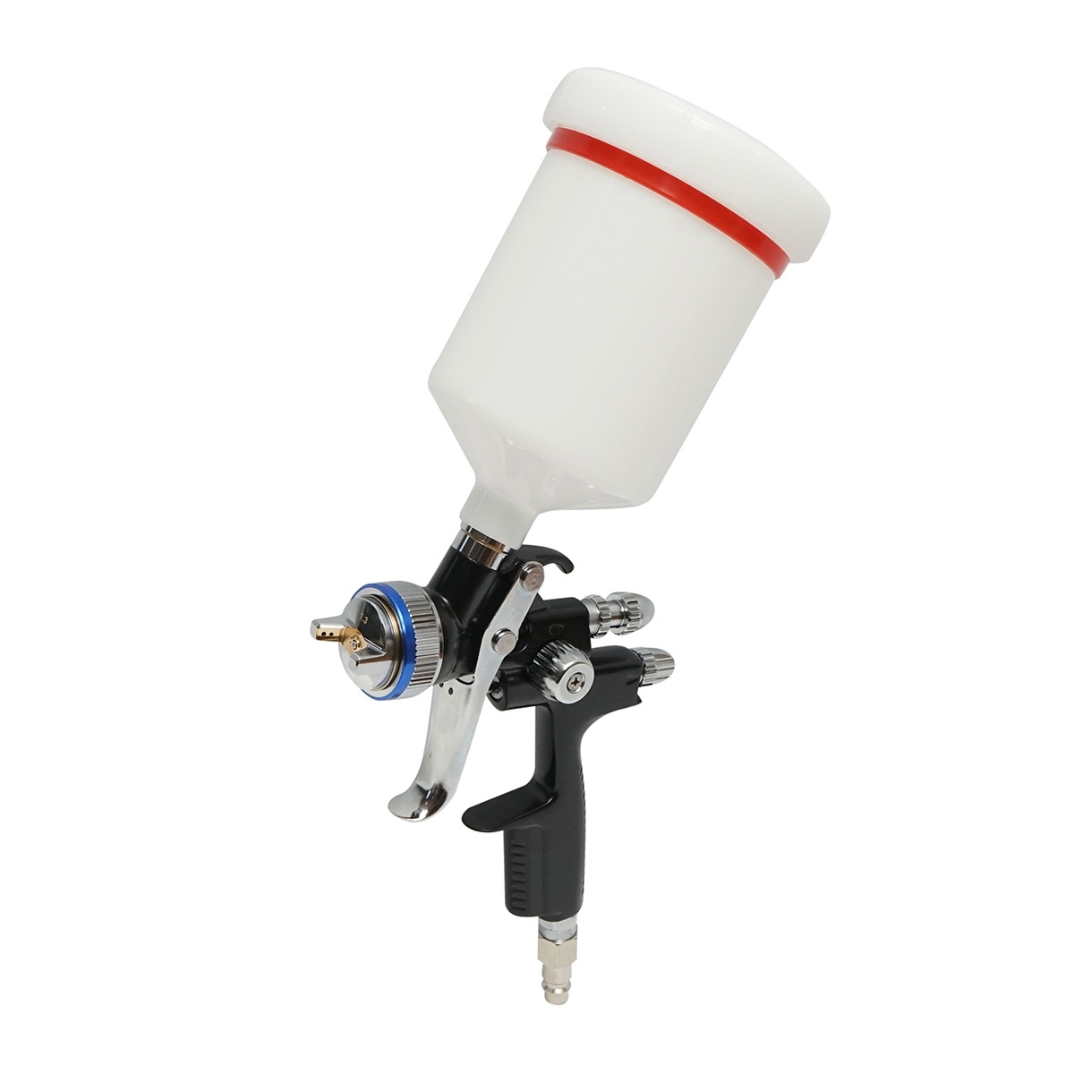 Pistol de vopsit cu aer comprimat 500ml, duza 1.3mm, debit 180ml/min, presiune max. 4 bar, Cod: BK7614