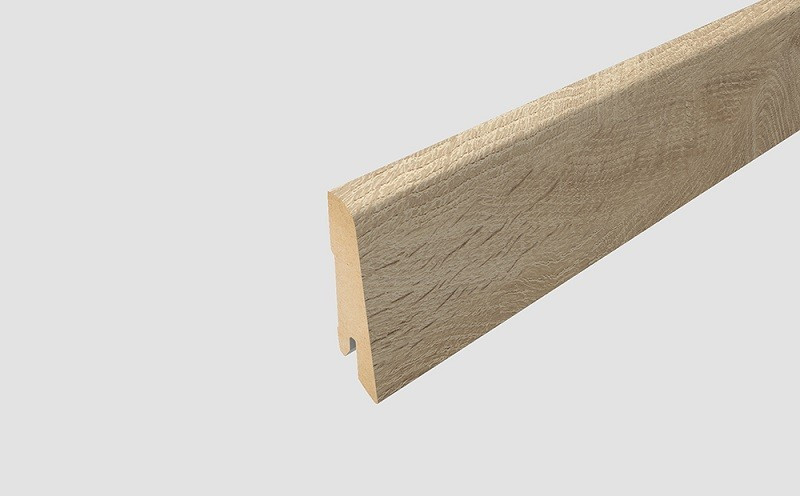 Plinta Mdf, 240 x 1.4 x 8 cm, L385, pentru Parchet laminat Egger Pro, Stejar Bardolino, EPL035N, Egger