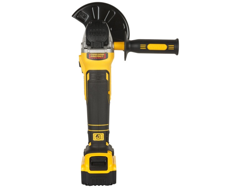 Polizor unghiular fără fir DEWALT 125 mm 18 V fără perie de carbon (3 x baterie 5.0 Ah + încărcător + TSTAK) DCG405P - 1 | YEO