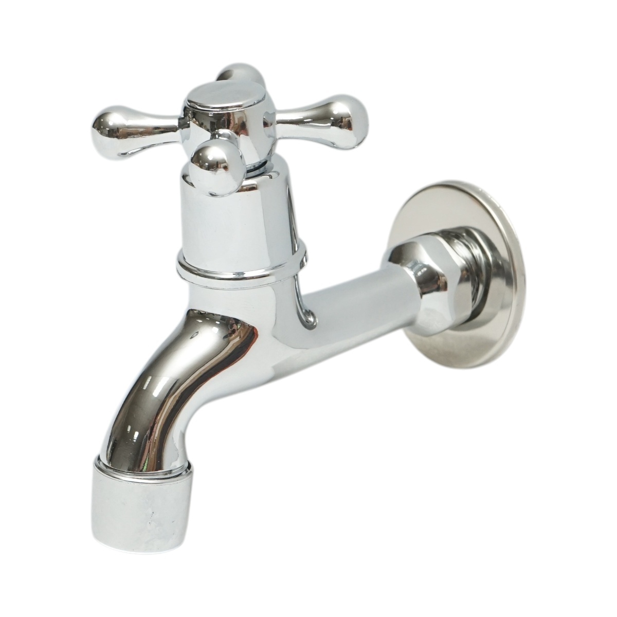 Robinet apa de serviciu, montaj perete, otel inoxidabil, crom lucios, Cod: DISSY45