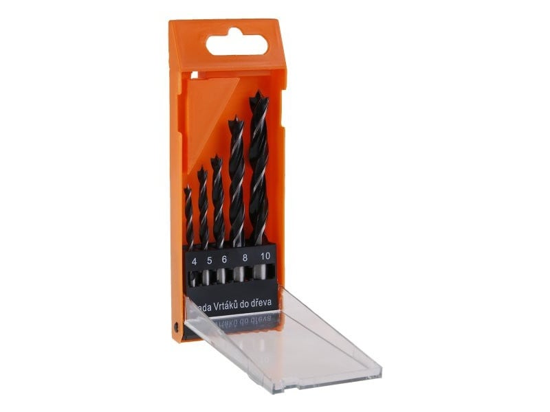 Set de burghie pentru lemn 8 piese (4-5-6-8-10 mm)