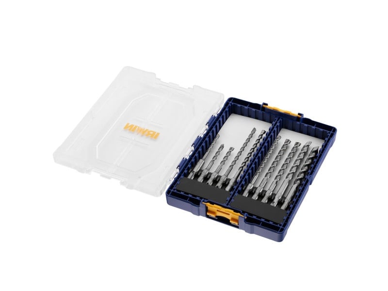 Set de burghie pentru roci IRWIN 10 piese cu tăiș dublu SDS-Plus (5-12 mm)