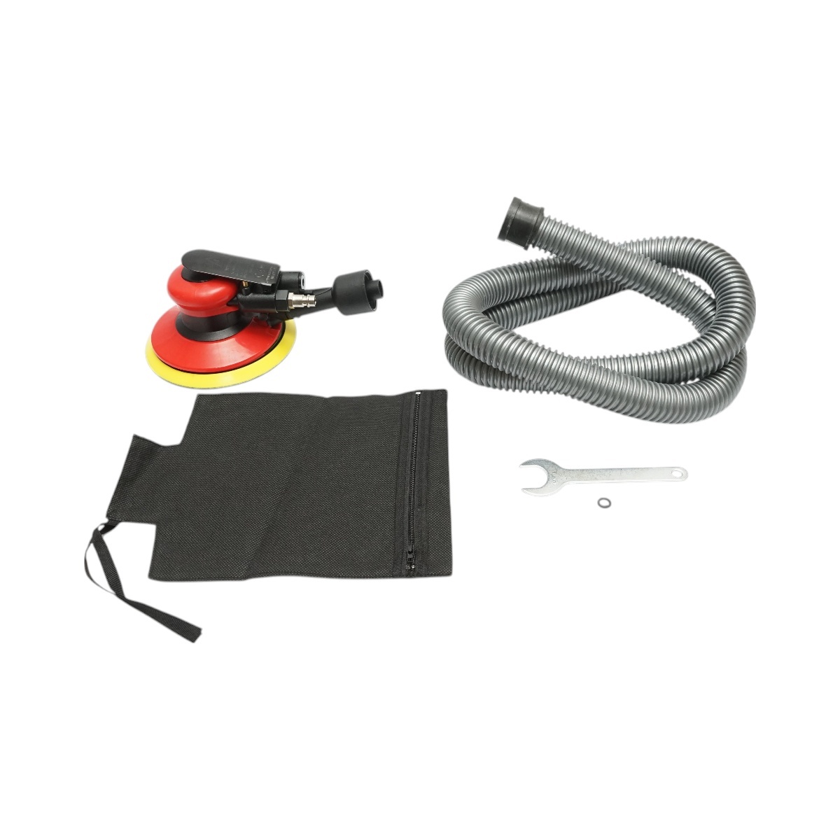 Slefuitor orbital pneumatic 125mm cu sistem de aspirare, viteza 10000 rpm, orbita 2.5mm, presiune max. 6 bar , Cod: BK76127 - 1 | YEO