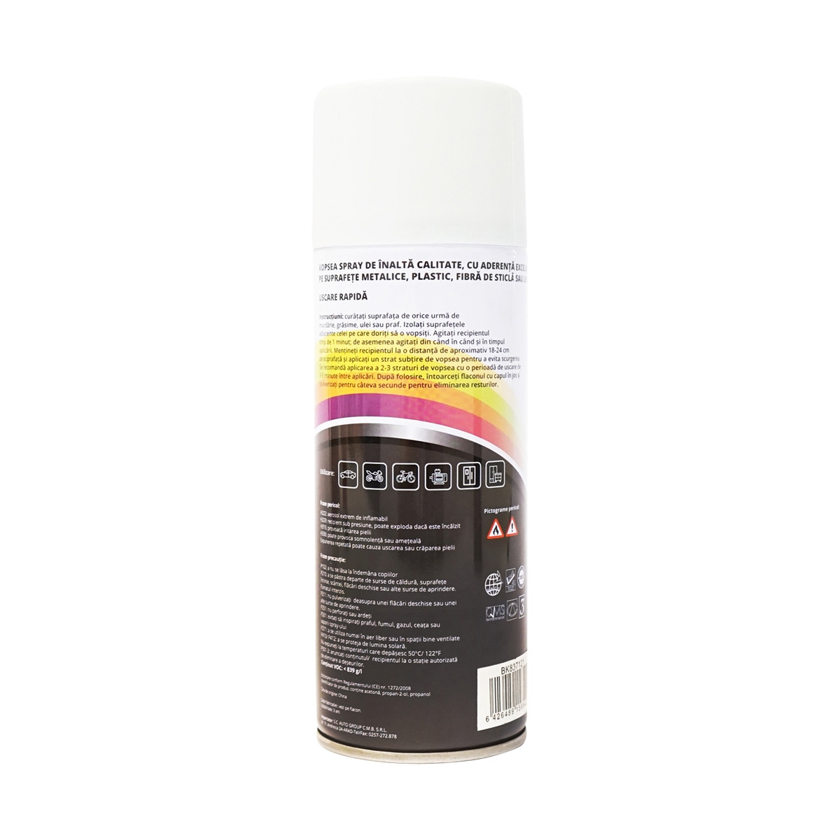 Spray vopsea auto gri ceata tip Ford profesionala cu uscare rapida 450ml, Cod: BK837121, Brand: MAGIC - 2 | YEO