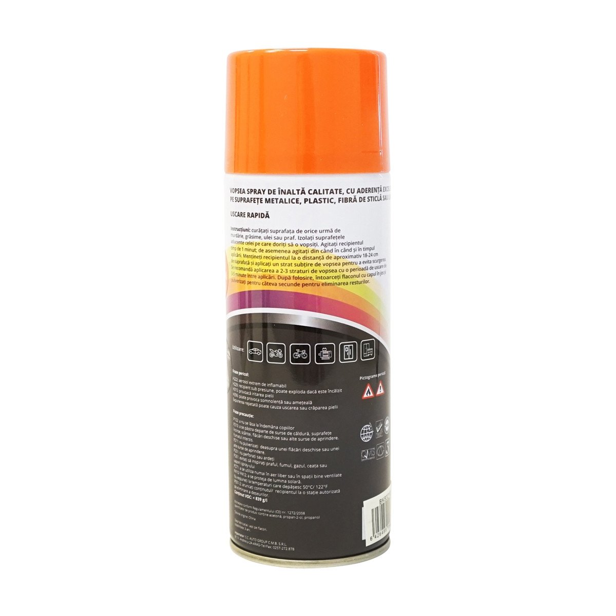 Spray vopsea auto rosu tip David Brown profesionala cu uscare rapida 450ml, Cod: BK832103, Brand: MAGIC