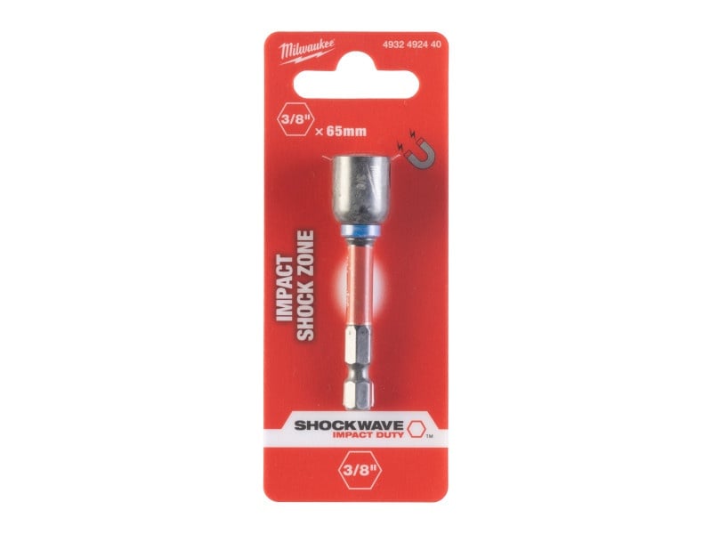 Șurubelniță MILWAUKEE SHOCKWAVE™ 3/8" x 65 mm 1/4" Hex magnetic - 1 | YEO