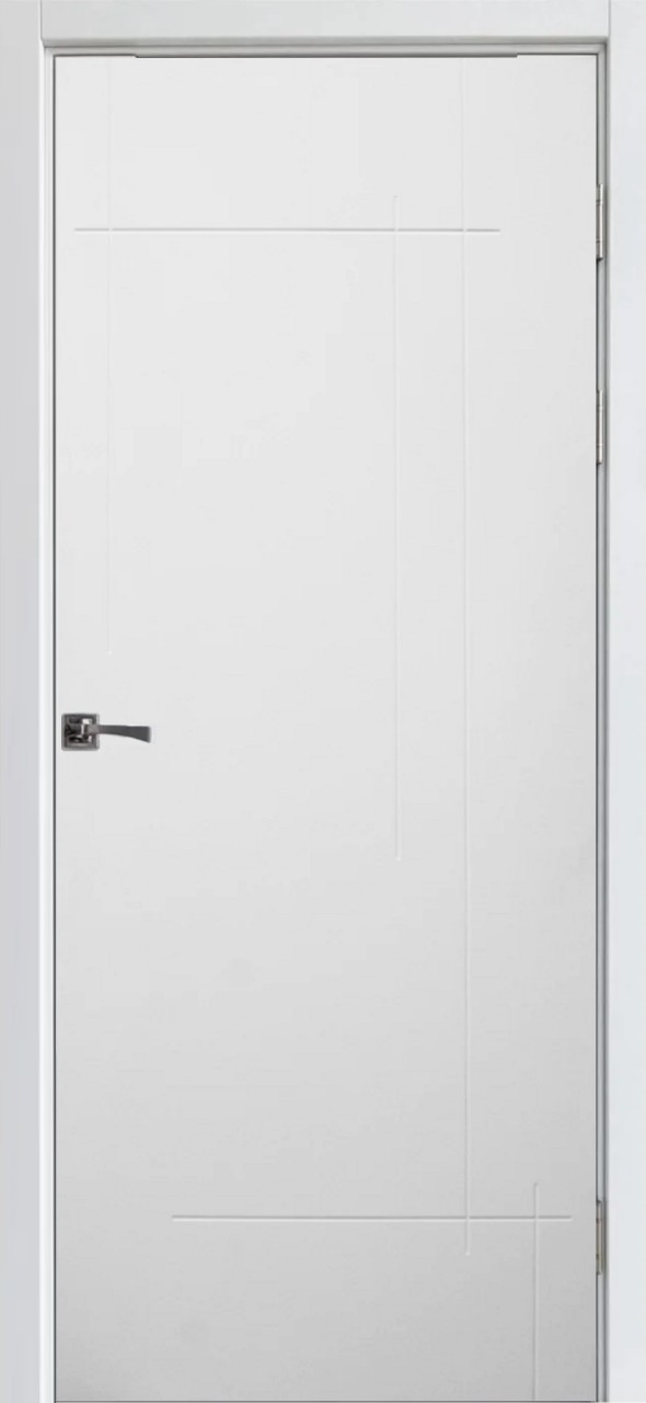 Usa interior, Bella Vista White APN146 White Matt, lemn & mdf, 60x200cm, alb mat, reversibila, KDoors