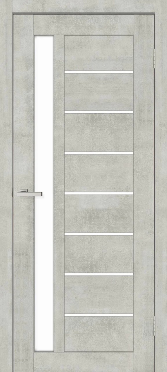 Usa interior, Echo Step DECO 09 G Light Cement, lemn & mdf, 80x200cm, light grey, reversibila, KDoors