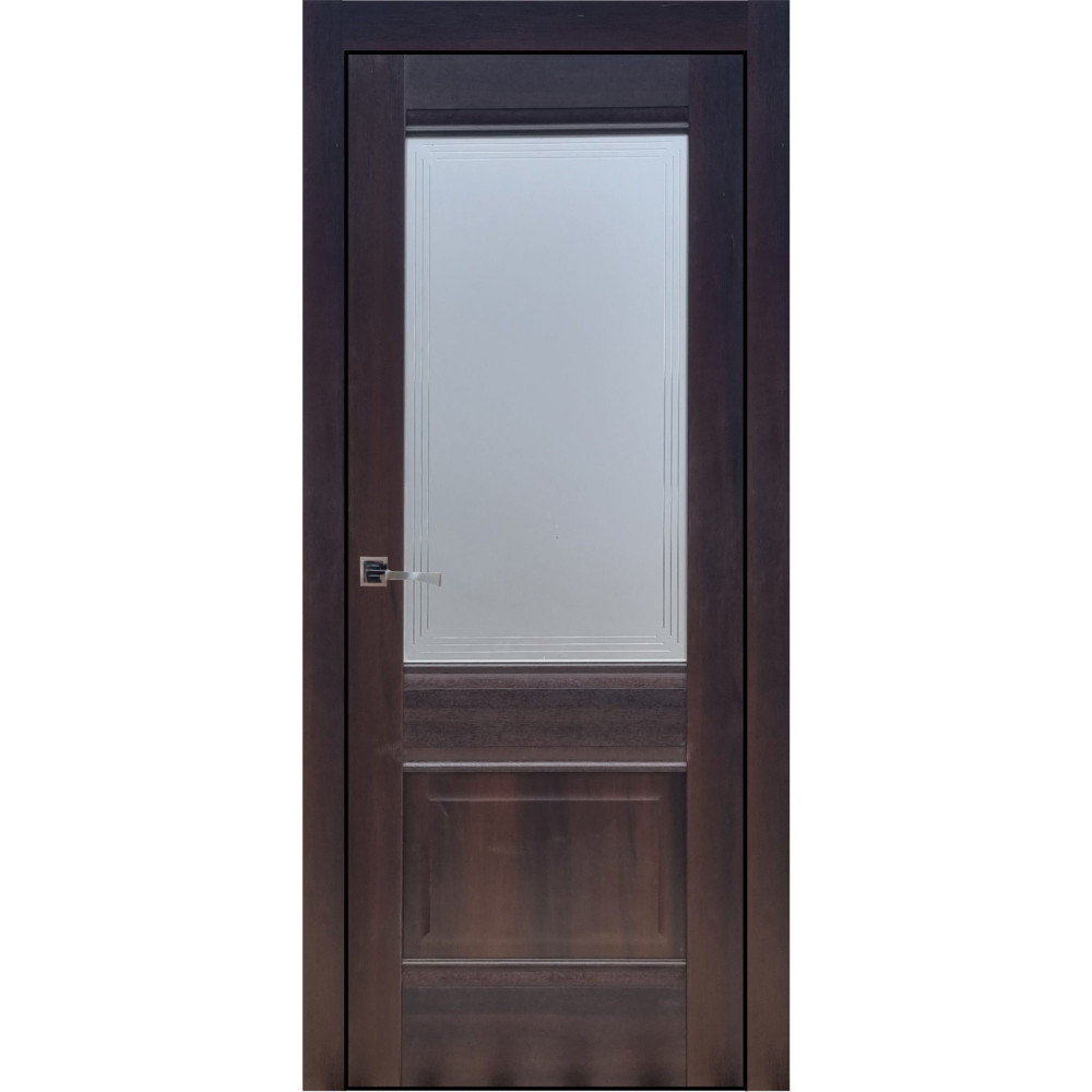 Usa interior, Lorrene G, lemn & mdf, 80x200cm, maro, Stejar bordeaux, reversibila, Doors