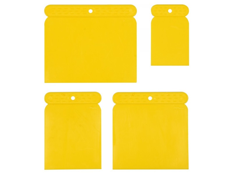 VOREL Set de spatule japoneze 4 bucăți 50-120 mm plastic